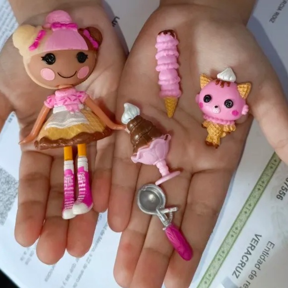 5 pcs. set lalaloopsy doll figurine toy play set display collectible miniature - Picture 3 of 4